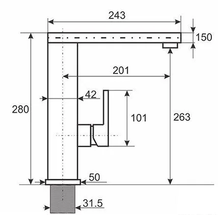 Vòi rửa bát MK-2020B