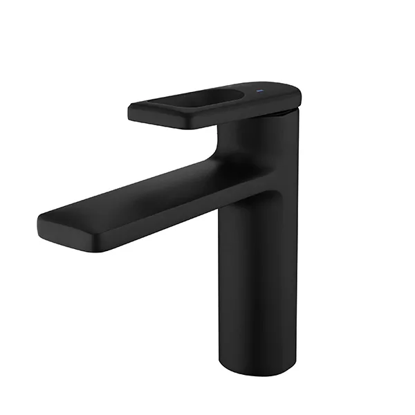Vòi lavabo nóng lạnh màu đen MK-8032B