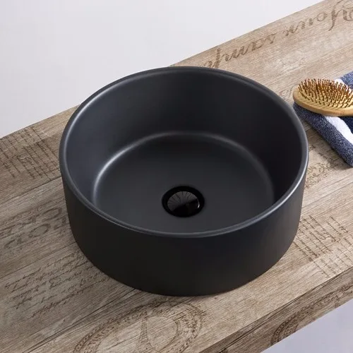 Chậu lavabo đặt bàn màu đen MKC-341