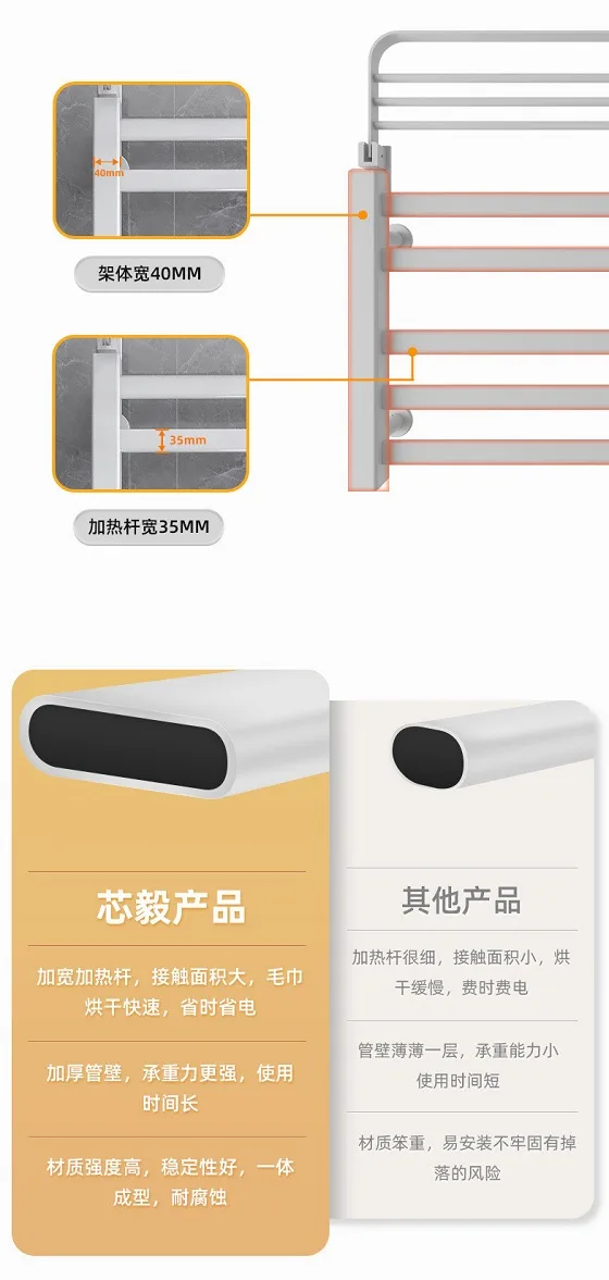 Gian-say-khan-Miken-R335W_7 Giàn sấy khăn tắm khăn mặt Miken R335W