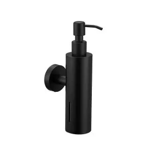 Hộp đựng nước rửa tay, dầu gội, dầu xả Inox treo tường màu đen MKH-9088B