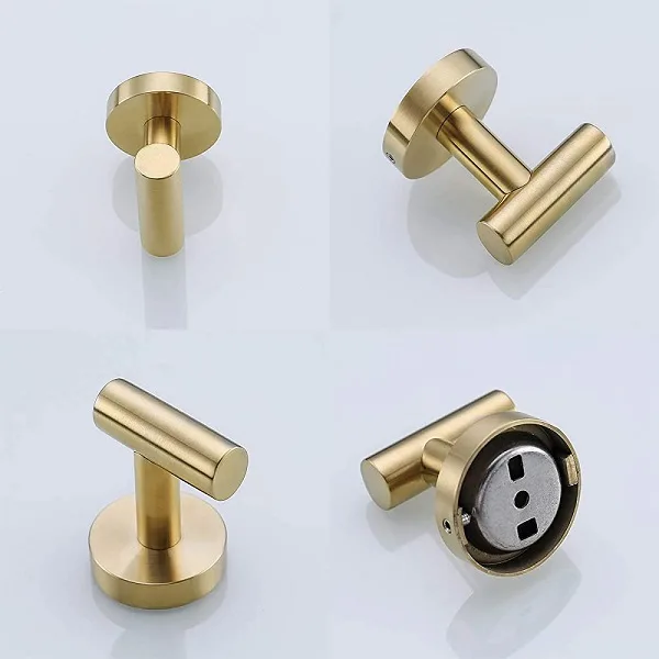 Móc áo tròn đơn màu vàng MKMA-658GM
