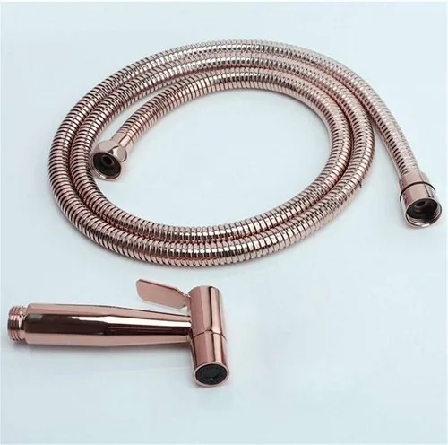 Vòi xịt vệ sinh màu vàng hồng bóng Rose Gold CFV-102A-RGB