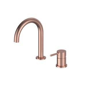Vòi chậu lavabo, vòi bồn tắm màu vàng hồng MKV-30003-RG